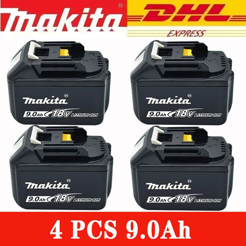 Original Makita 18V Battery Rechargeable Power Tool Makita 18V Battery Replaceable 5Ah/6Ah Battery Lithium-ion 1850 BL1860B 6A