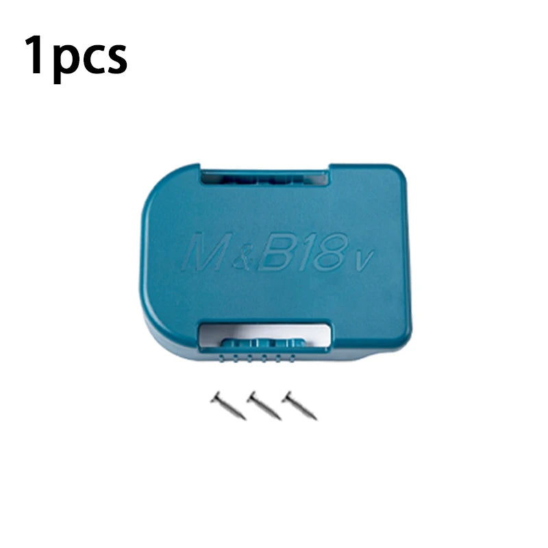 1pcs Battery Storage Rack Bracket for Makita Bosch 14.4V 18V Fixed Battery Tool with Screws Lithium Battery Holder Base