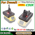 Turpow For Dewalt DCB200 Battery to Dyson V6/V7/V8 Battery A