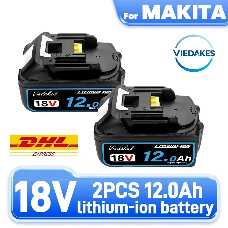NEW Original For Makita 18V Battery 12000mAh Compatible with