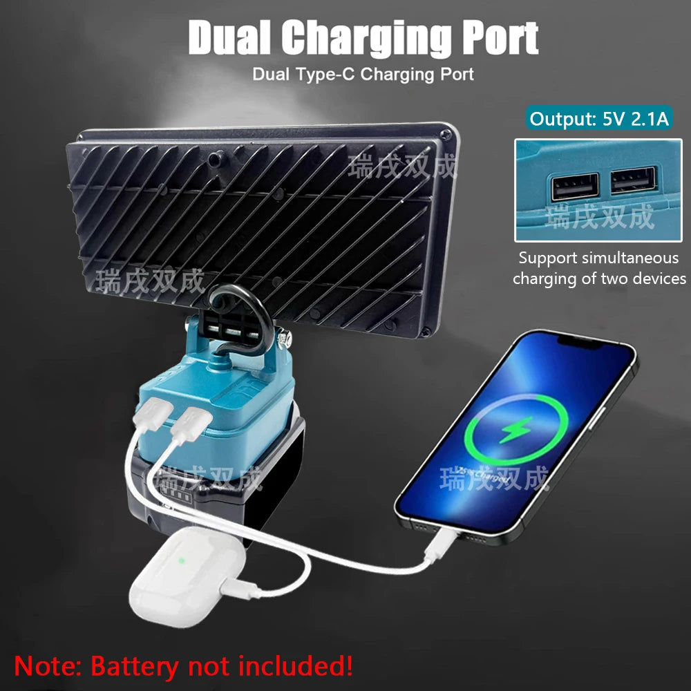 Power Tool Parts for Makita 18V Lithium Battery LED Work Lig