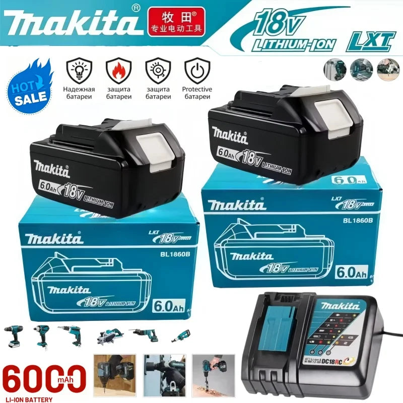 100% Original Style 18V 6.0Ah Rechargeable Battery Use Power