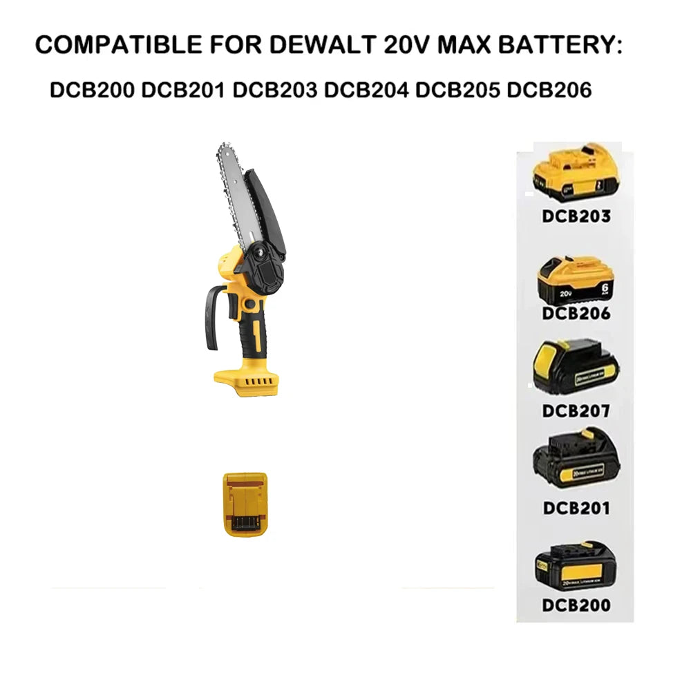 VILASTING Mini Chainsaw 4/6Inch Cordless Woodworking Garden 
