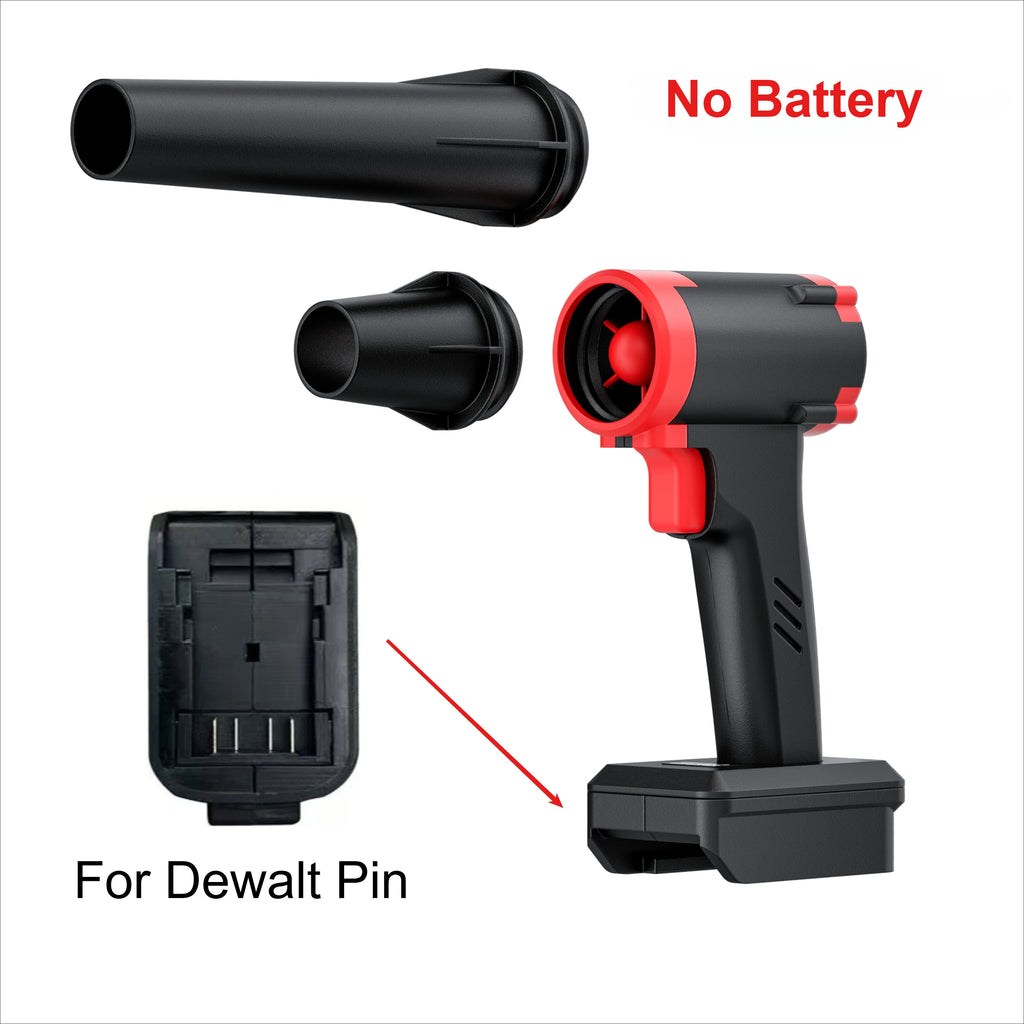 High-Power Brushless Electric Turbo Blower Handheld Leaf Blowing Snow Tool For Makita/DeWalt/Milwaukee 18V-21V Lithium Battery