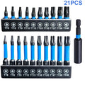21/10PCS Star Impact Drill Bit Set S2 Steel Hex Head Shank M