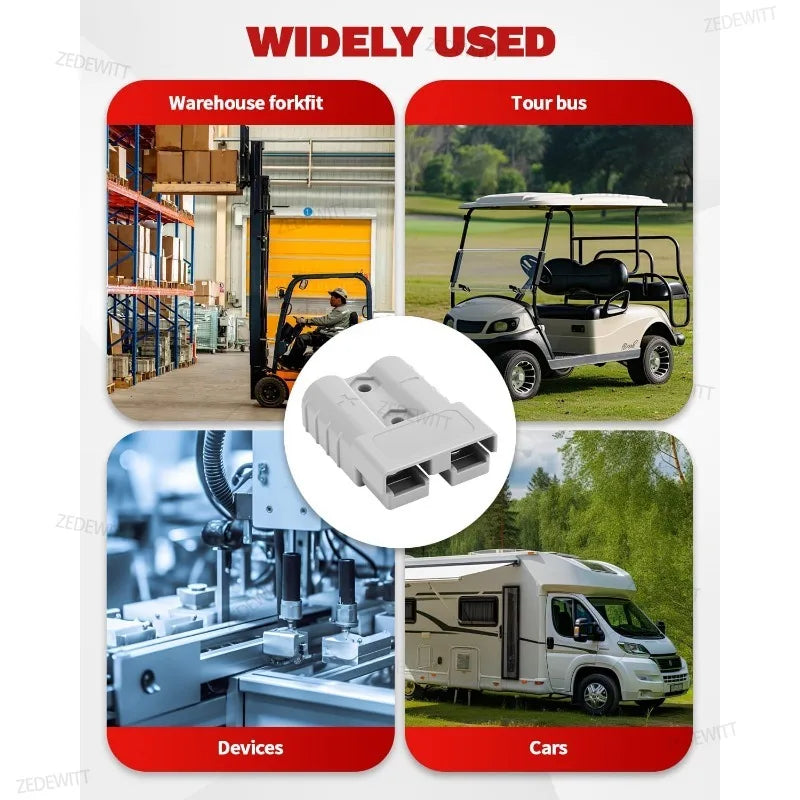 Multifunctional 50A Anderson Style Plug Connector DC Power A