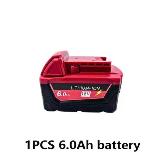 M18 For Milwaukee 18V Power Tool Battery Charger BR XC M18B5 48-11-1860 Built-in 18650 Power Tool Battery 6.0Ah/9.0Ah/12.0Ah