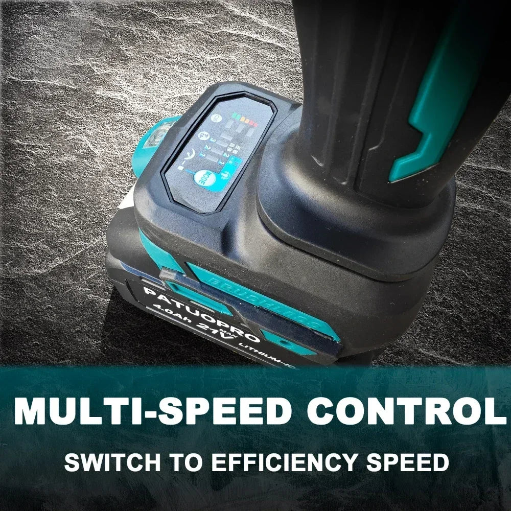 2000N.m Rechargable Handheld Electric Impact Wrench Brushles