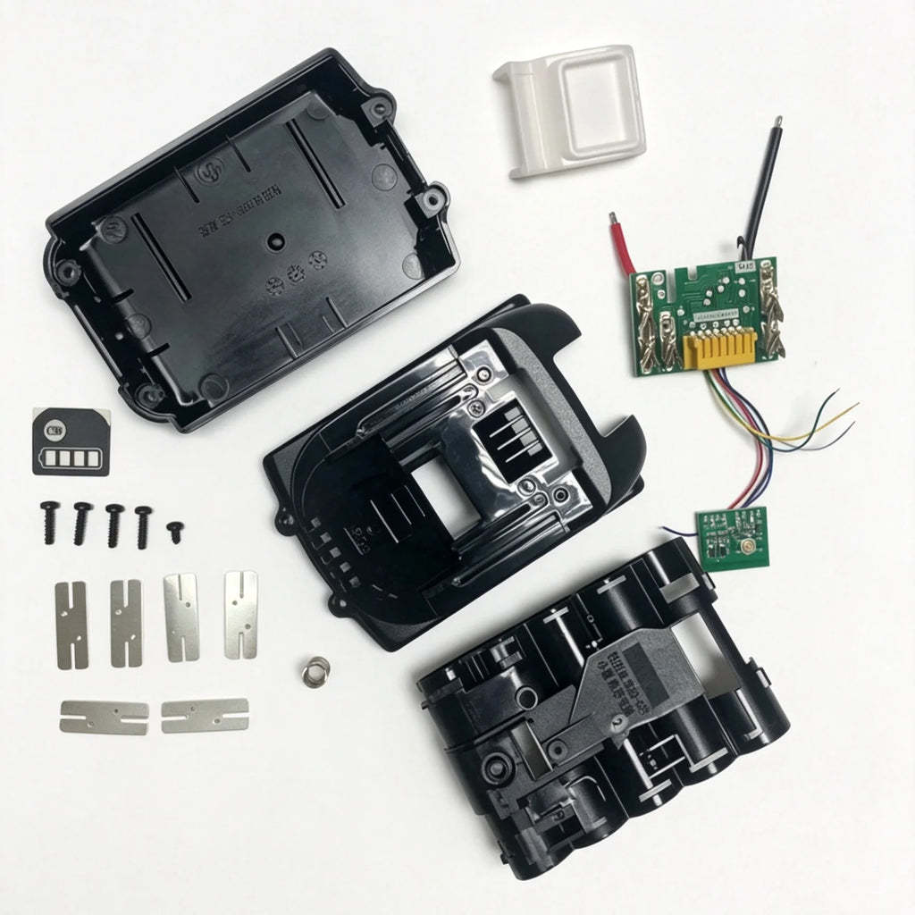 18V 5 Cell 18650 Battery Case Kit Replacement BL1850 BL1830 BL1860 Plastic Housing Shell Full Set Power Tool Battery Parts