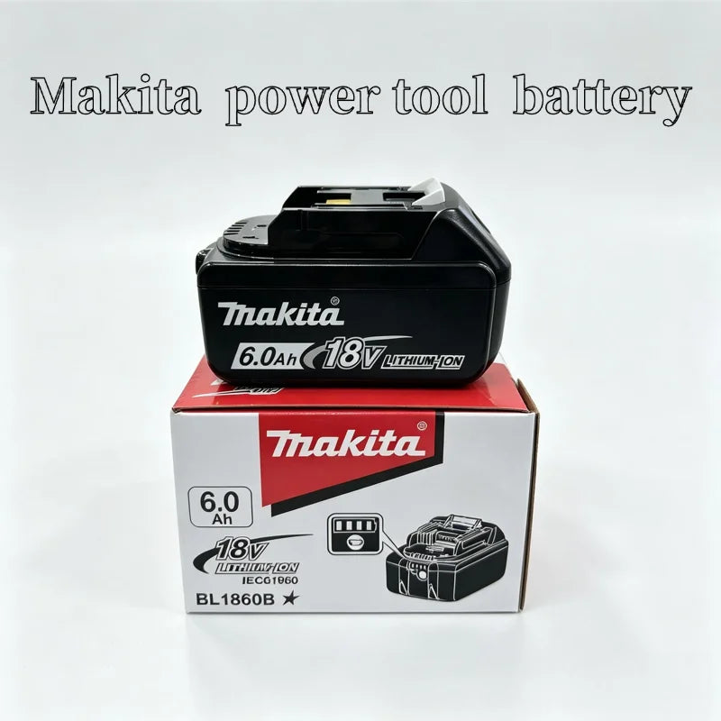 Original 18V Makita Battery 6Ah Rechargeable Lithium-Ion Bat