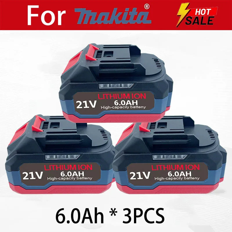 For Makita 18V21V 6.0Ah9.0Ah 12.0Ah Battery Power Tools Li-ion Replacement LXT BL1850 BL1860 DDF487 for 18V Screwdriver with BMS