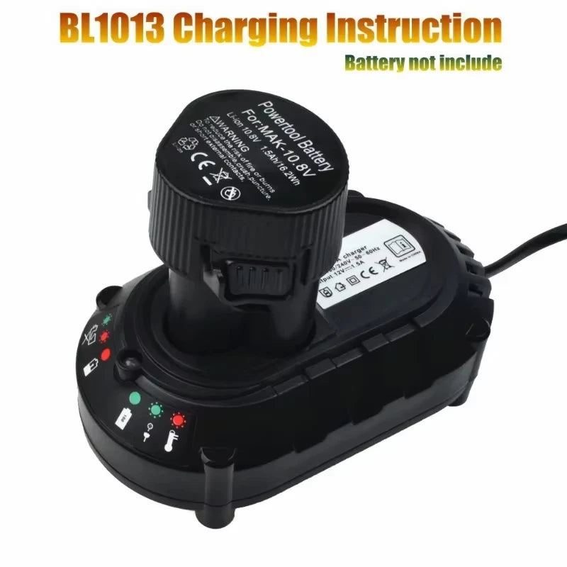 Charger for Makita BL1013 BL1014 10.8V-12V Li-ion Batteries 