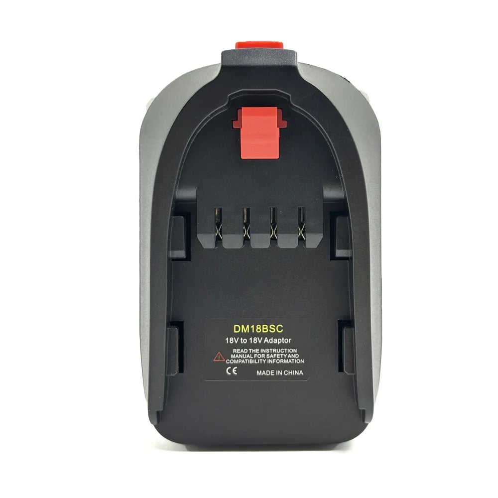 NEW DM18BSC Adapter Converter Use For Dewalt&Milwaukee Li-io