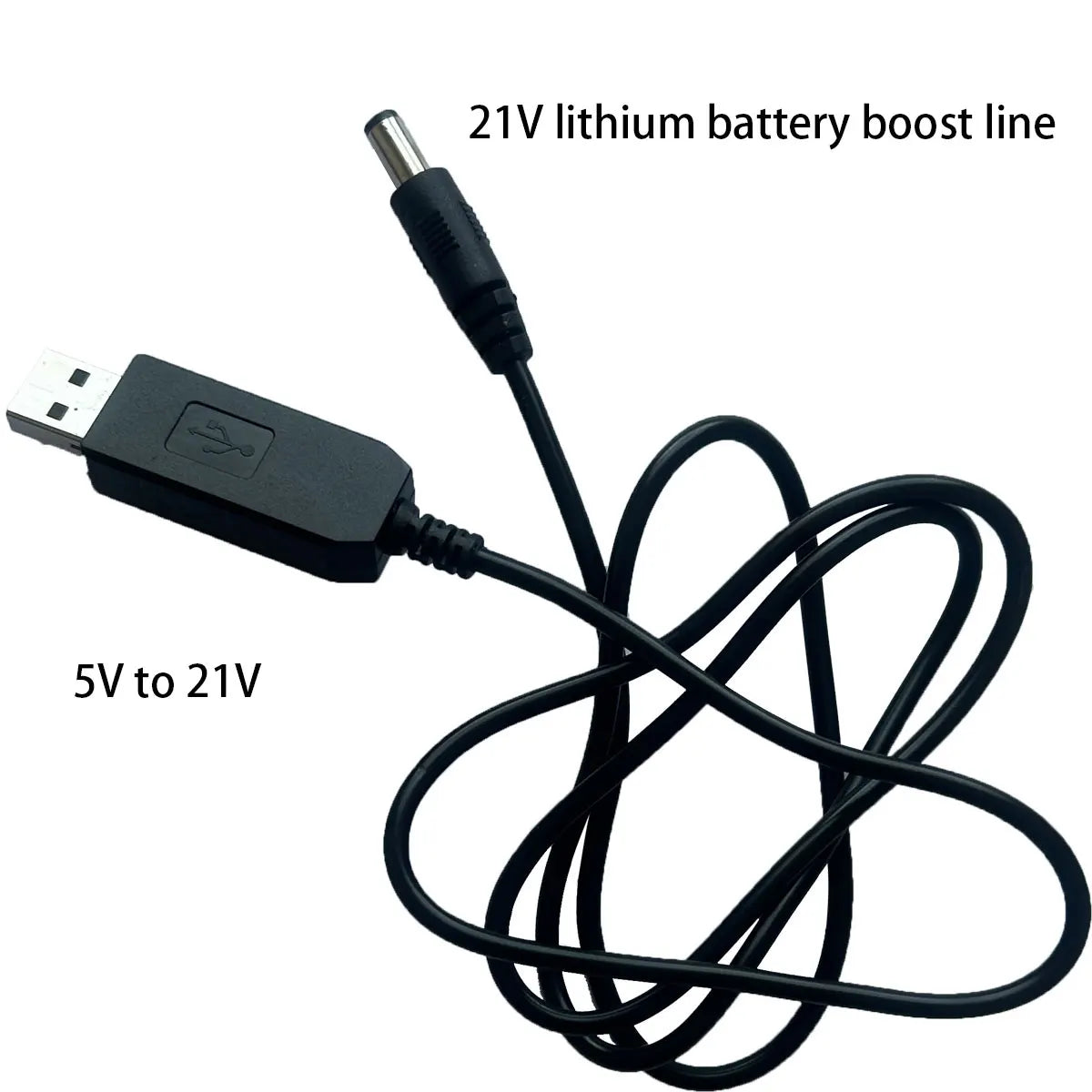 1pc 5V to 21V Boost Cable 21V Battery Dedicated Charging Cab