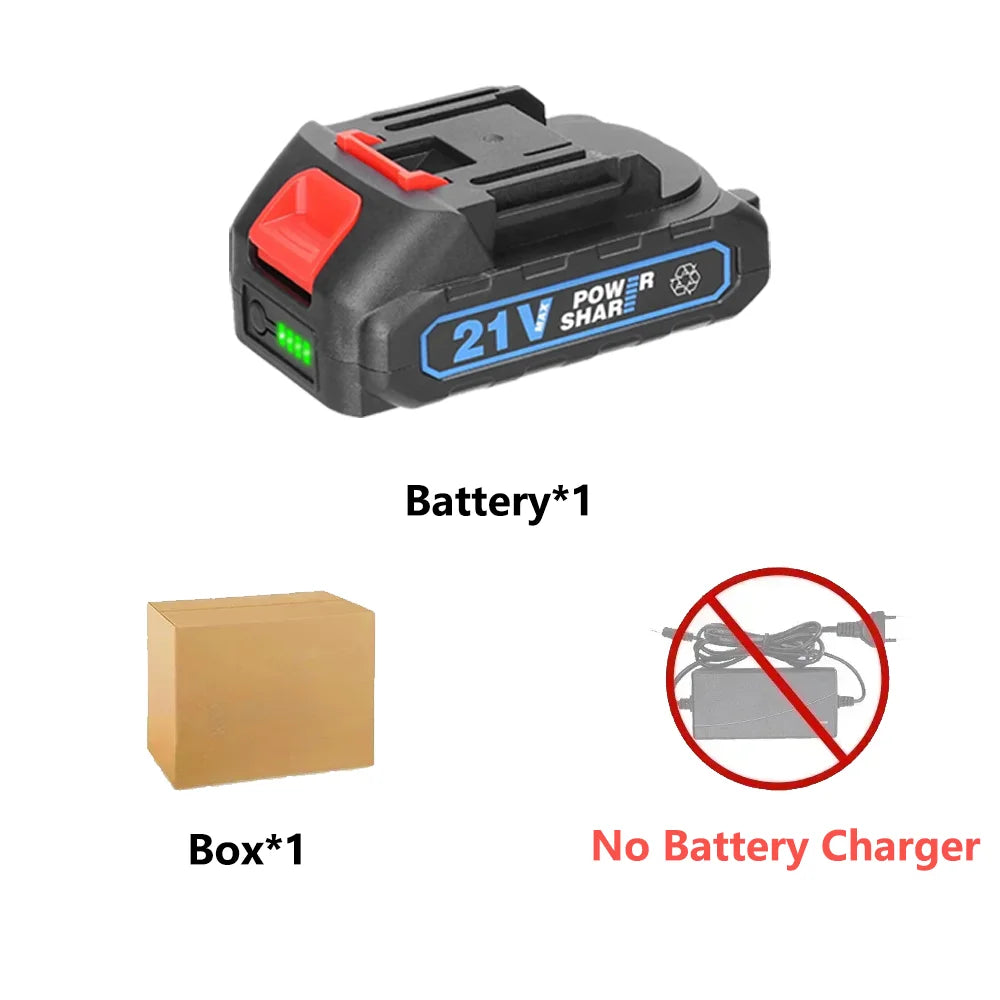 18V 21V Rechargeable Lithium Ion Battery with Capacity Indicator for Makita Cordless Drill Wrench Power Tool Replacement Battery