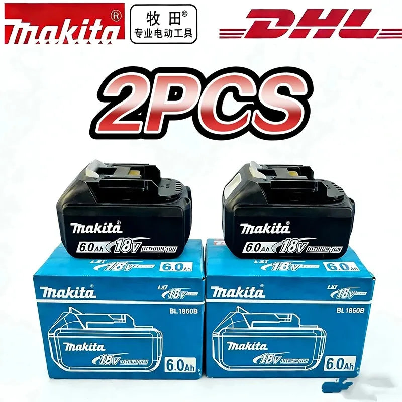 Makita 18V Battery 6Ah Replacement for BL1860B BL1850B BL1840 BL1830 BL1815 Power Tool Battery