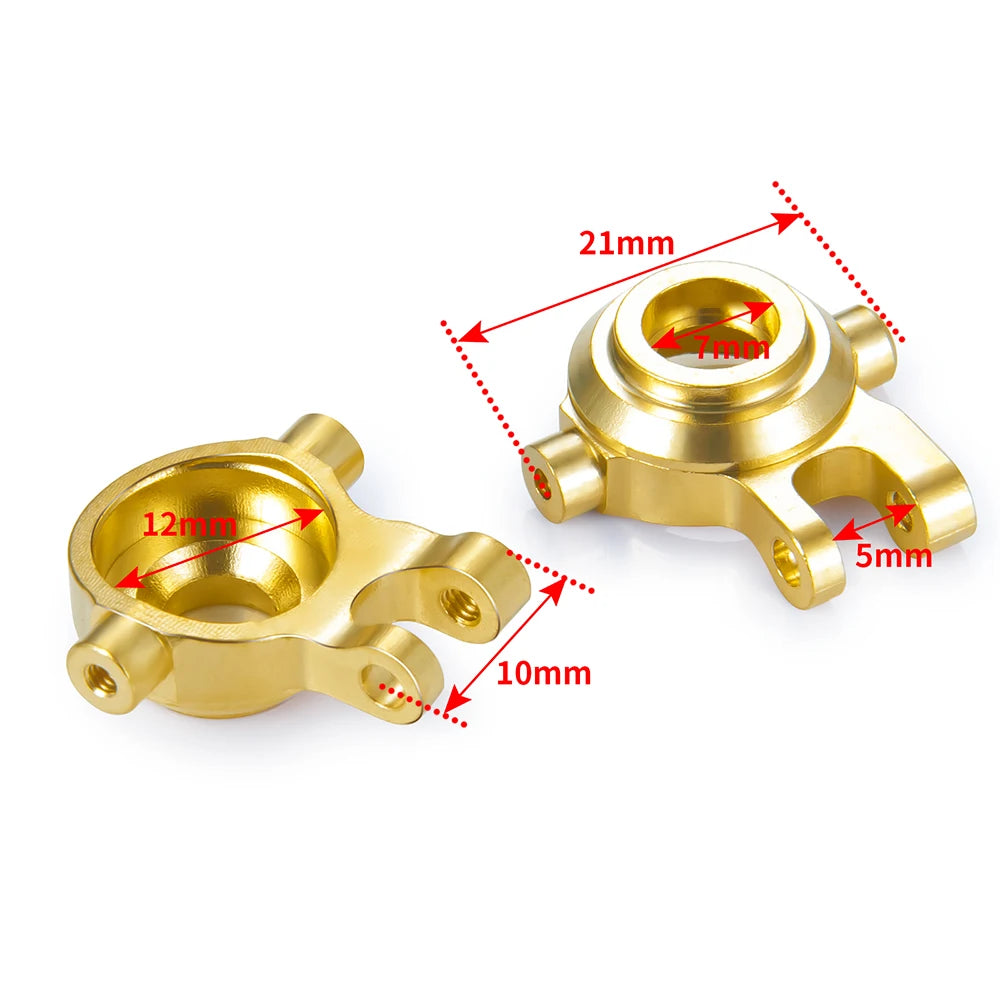 AXSPEED TRX4M Brass Weight Steering Link Blocks Knuckle Diff