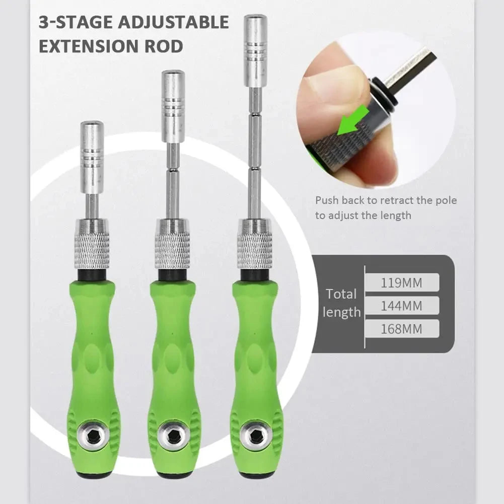 32 in 1 Multifunctional Screwdriver Set with 30 PCS Torx Phi