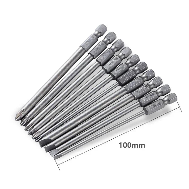 Screwdriver Set Strong Magnetic Batch Head Steel Slotted Cro