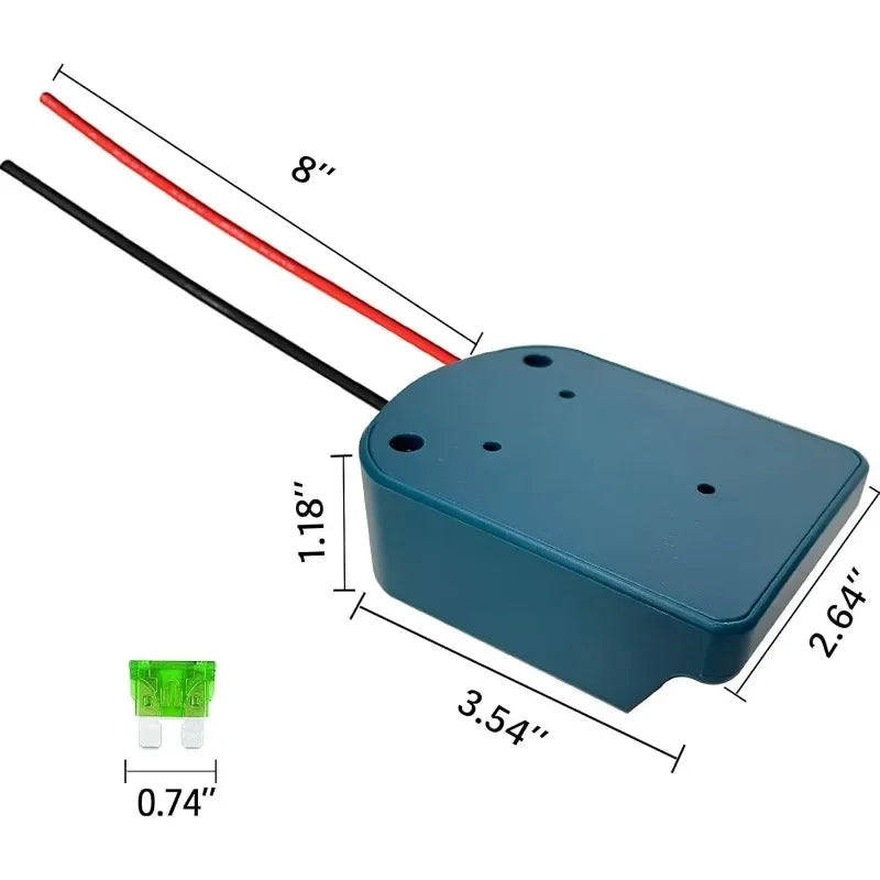 External Battery Adapter Converter for Makita 14V/18V Batter