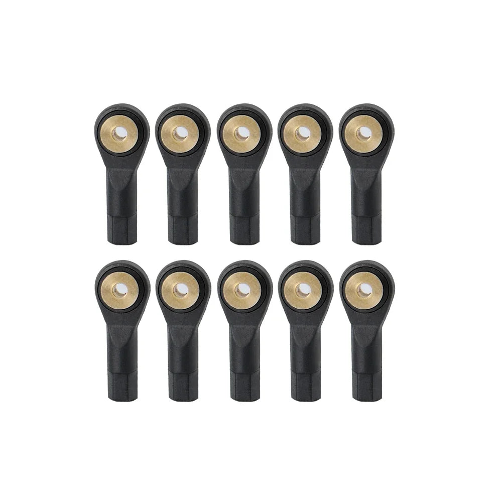 AXSPEED 10PCS Plastic M2 M3 Rod End Ball End Ball Joint 19/26/27/30mm for 1/10 RC Crawler Car Truck Buggy RC Boat Airplane