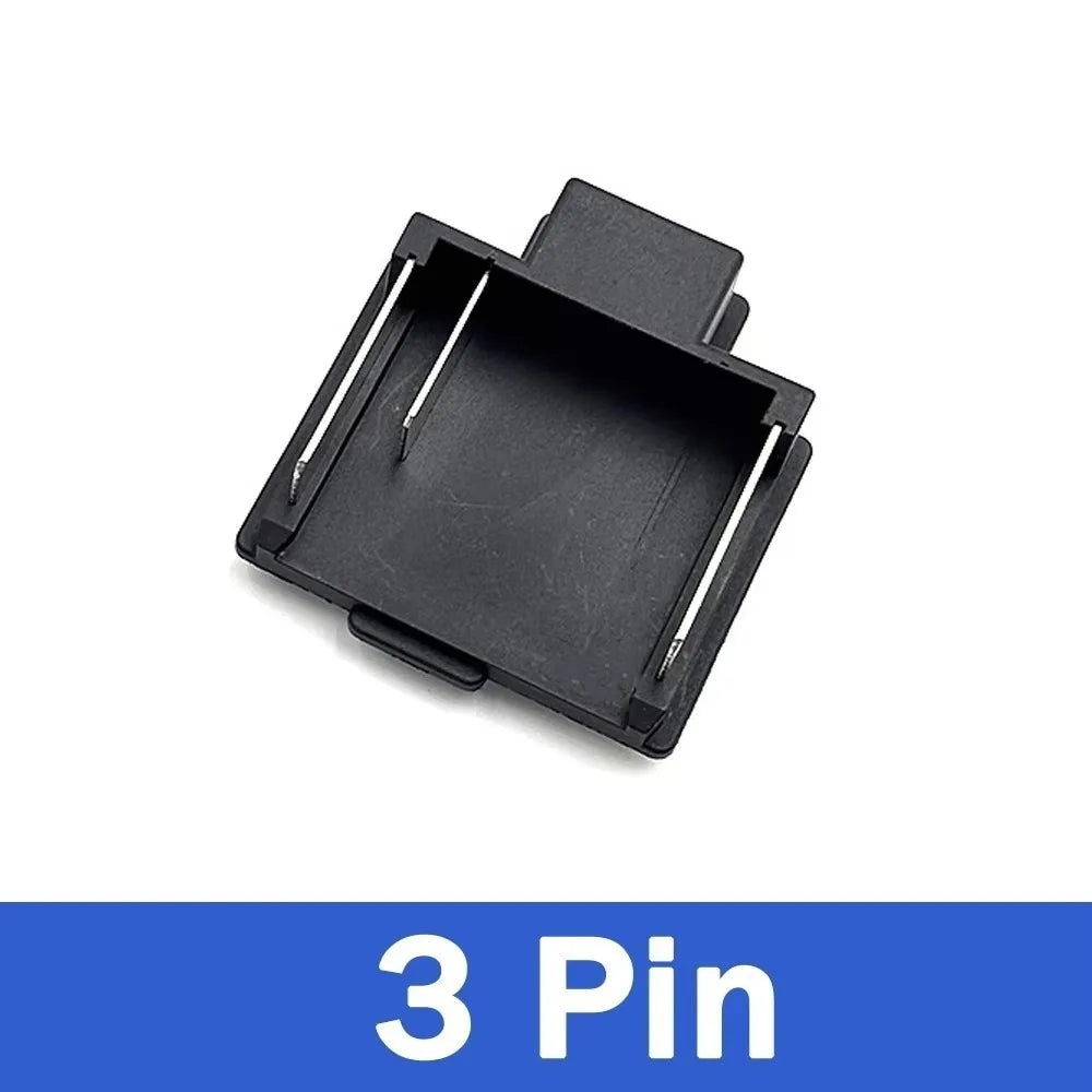 Black 2/3Pin ABS Battery Connector Battery Clip Connector Multifunctional Terminal Block Electrical Power Tools Accessories