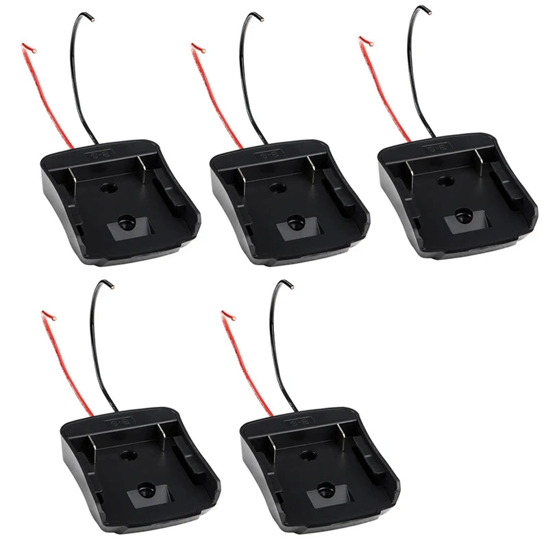 1/2/5pcs Battery Adapter for Bosch 18V Li-ion Battery Power Wheels Adapter Connector Dock 14 AWG Wires for Bosch BAT609 BAT618G