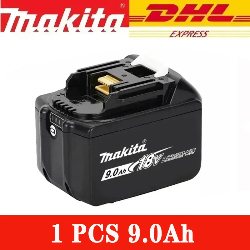 Original Makita 18V Battery Rechargeable Power Tool Makita 18V Battery Replaceable 5Ah/6Ah Battery Lithium-ion 1850 BL1860B 6A