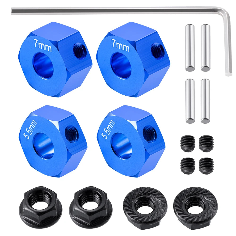 TRINOOD Alu Alloy Front Rear Shock Mount Steering Blocks Linkage Adapter for T-raxxas Slash 1/10 2Wd Short Course Truck Parts