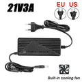 EU US Plug 21V 4A 3A Lithium Battery Pack Charger for Power Tool 5s 18V 21V Li-ion Battery Charger 12.6V 6A 5A Fast Charging