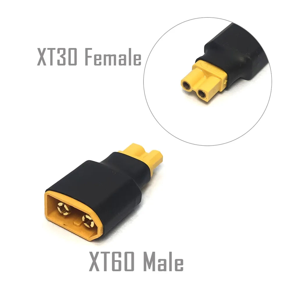 YSIDO XT30 XT60 XT90 TRX T Plug Female/Male Adapter Connector Plug for RC Model Car Aircraft Drone RC Boat Lipo Battery Part DIY