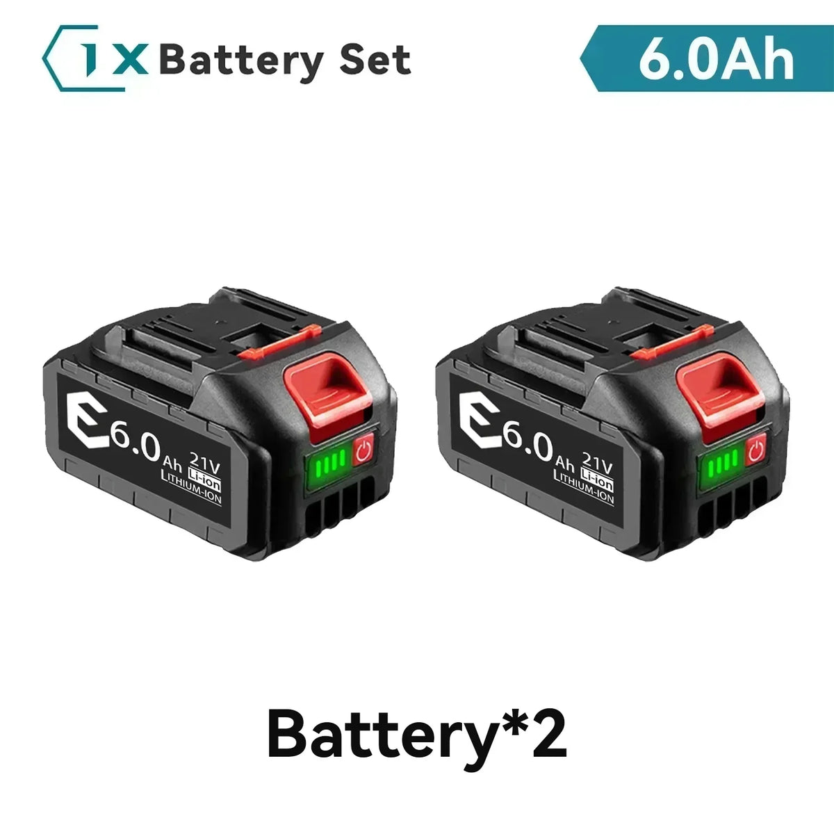Makita 21V Battery Pack 5S2P Li-ion 3000mah 6000mah 9000mah Fast Charging Safety Certified for Electric Drill/Driver Tools
