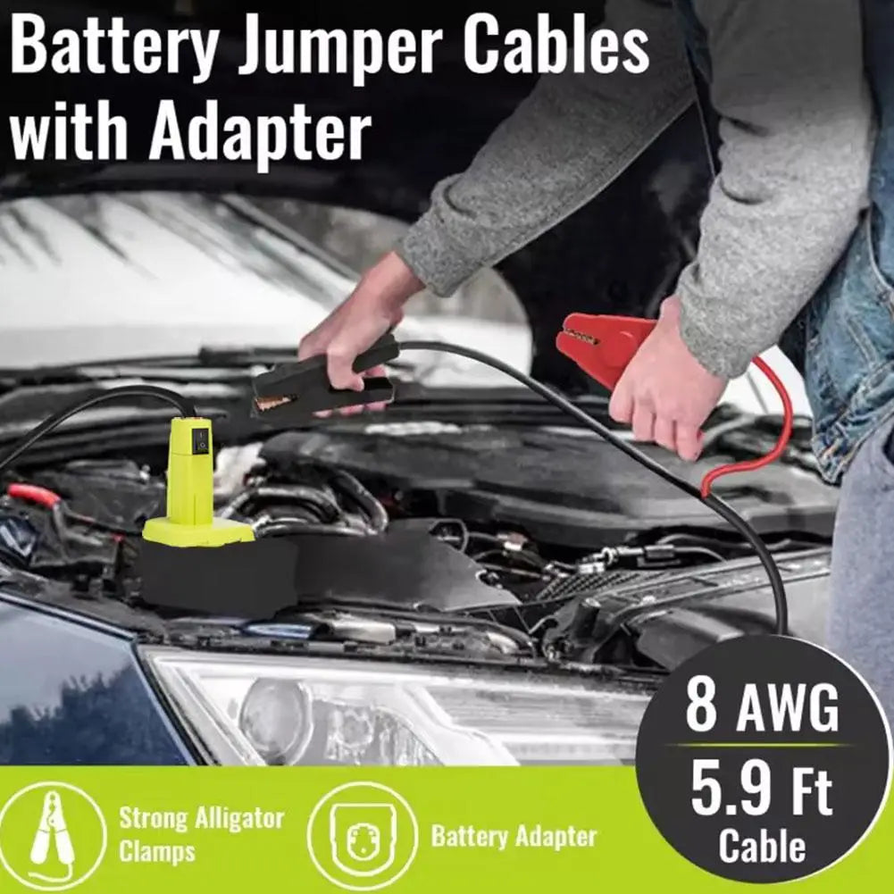Jump Cables Starting Adapter Auto Booster Cable Car Use Tool