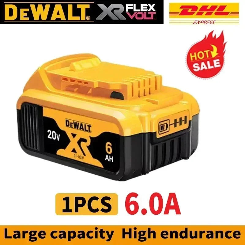 DeWALT 100% Original Battery 20V/60V 6Ah 9Ah MAX FlexVolt for DCB606 DCB205 DCB206 DCB209 DCB182 Power Tool with Battery
