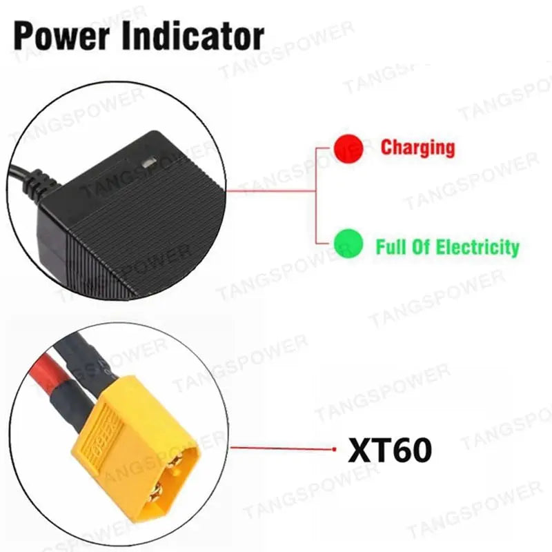 67.2V 2A Lithium Battery Charger 16S 60V Li-ion Battery Pack Charger Intelligent Fast Charging New Experience Power Tool Charger
