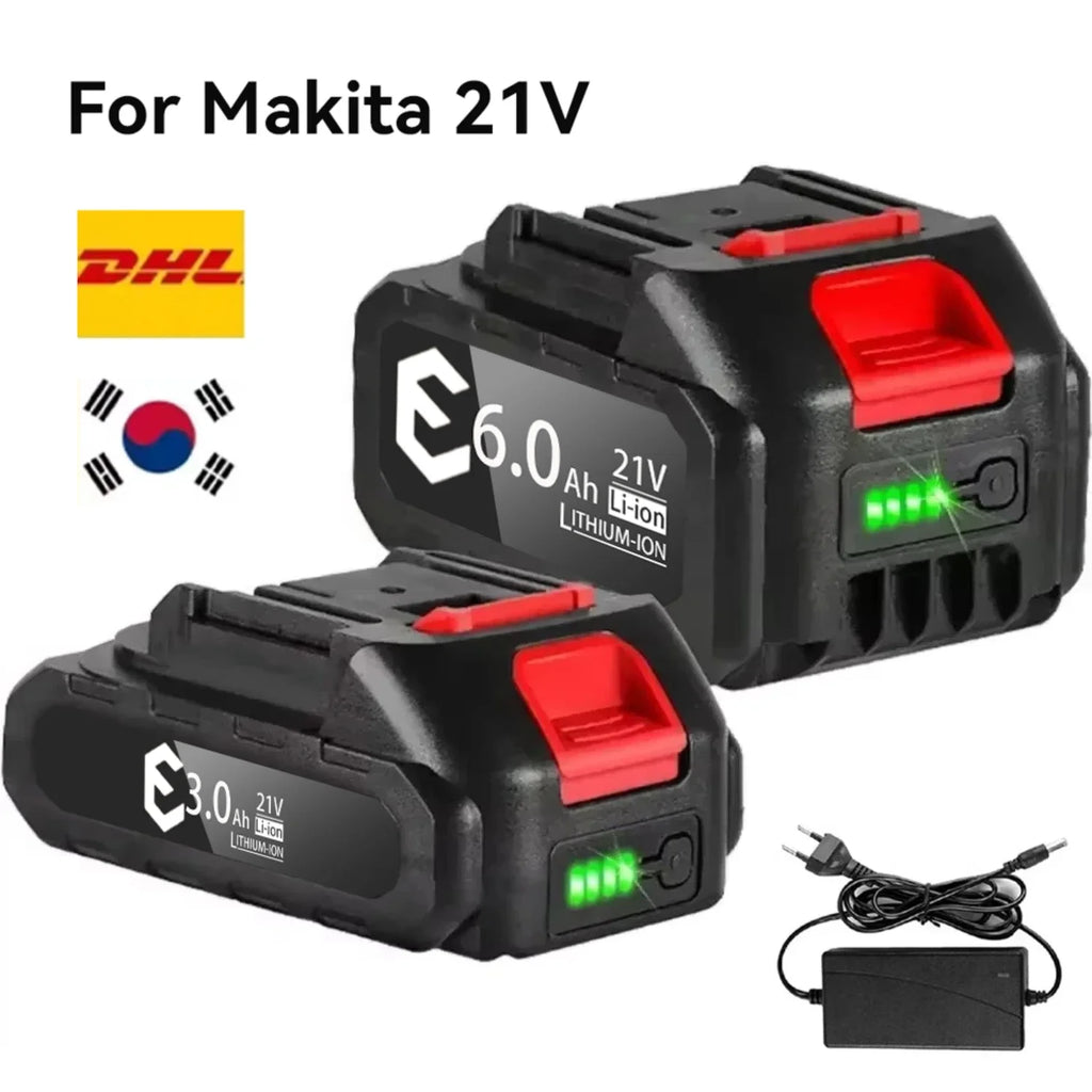 Makita 21V Battery Pack 5S2P Li-ion 3000mah 6000mah 9000mah 