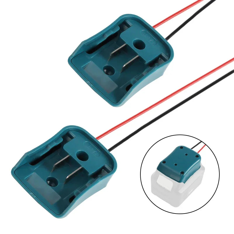 For Makita 10.8V-12V Li-ion Battery DIY Adapter Dock Power C