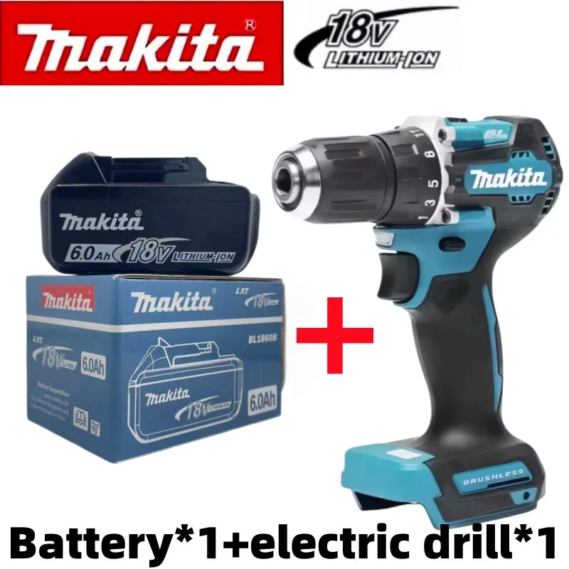 Genuine Makita 18V LXT 6.0Ah Li-ion Rechargeable Battery Replacement for BL1840 BL1850 BL1860 Power Tool Battery