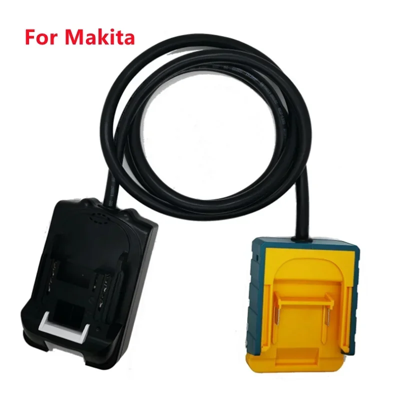 Battery Extension Cable Adapter for DEWALT/Makita/MILWAUKEE/Bosch 18v 20V Lithium Battery Belt Battery Adapter
