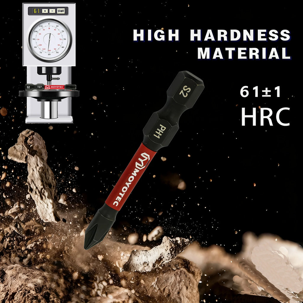 12/24 Pieces of Ph/Sl High-Strength Impact-Resistant Screwdr