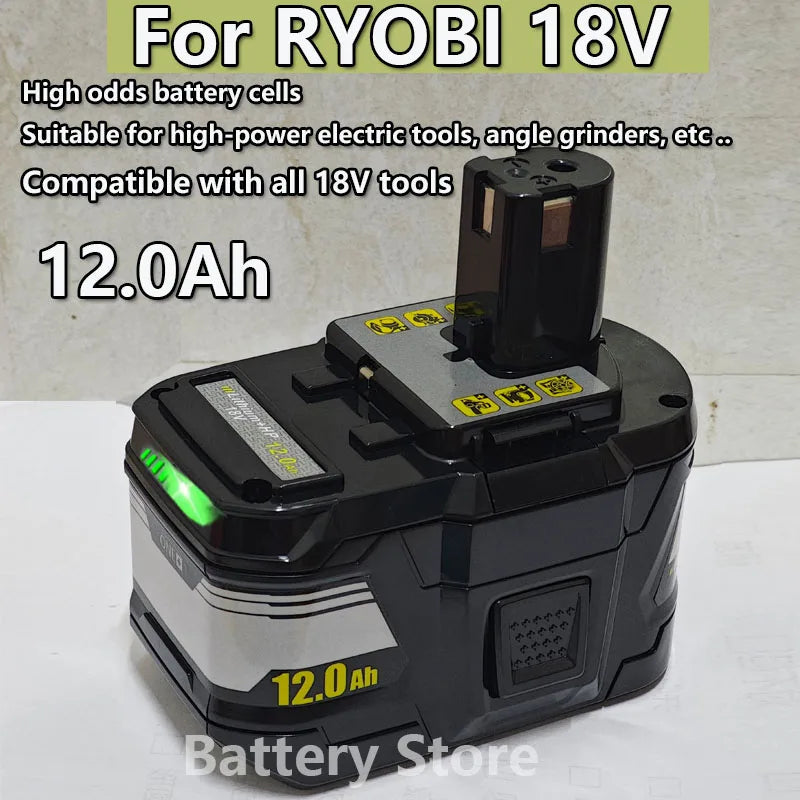 new RYOBI 18V 12.0Ah-15C l-ion high-performance battery suit