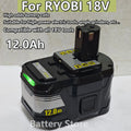 new RYOBI 18V 12.0Ah-15C l-ion high-performance battery suit