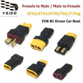 YSIDO RC Battery Adapter XT60/XT30/XT90/T Plug/TRX Connector